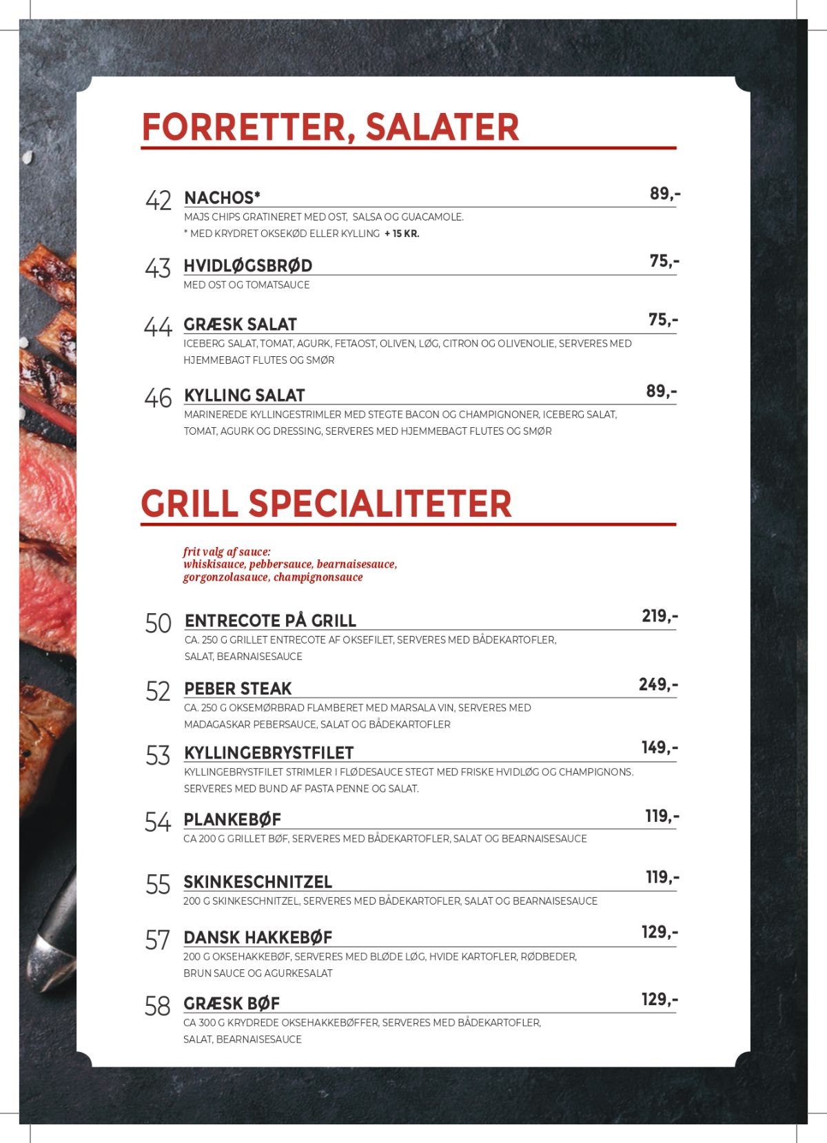 Menu page 4